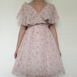 3/$30 Delicate Pink Floral Dress